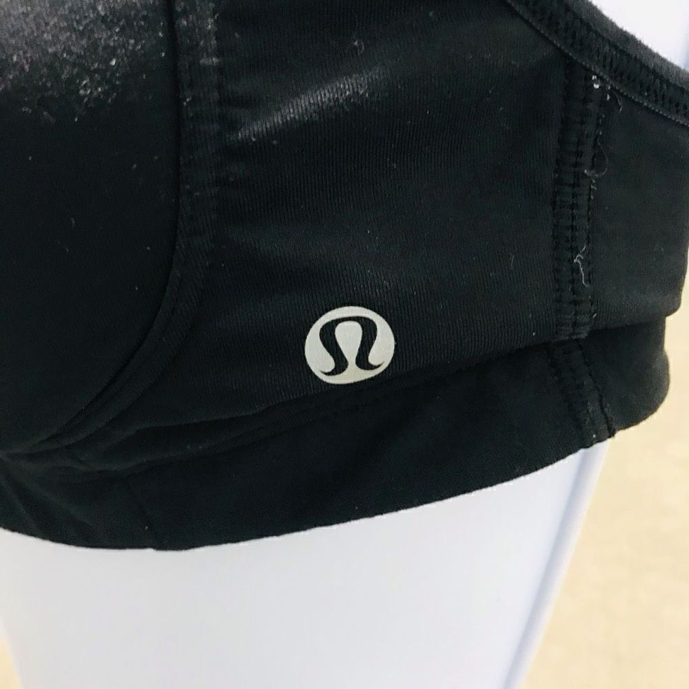 Lululemon black sports bra size 34D….S48￼ - Picture 2 of 8